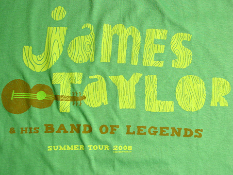 James Taylor Tour T Shirts James Taylor Tour T Shirts