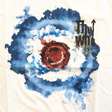 the who watercolor target babydoll on white
